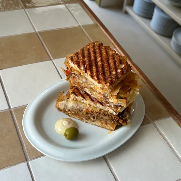 CRISPY PHILLY CHEESE PANINI